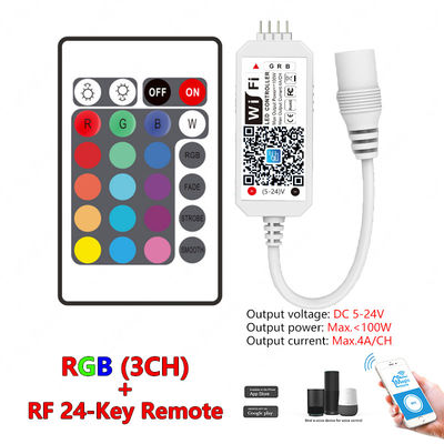 スマートな家のための小型導かれたスマートなコントローラーのWifi単一色Rgb Rgbwのリモート・コントロールAppの声音楽