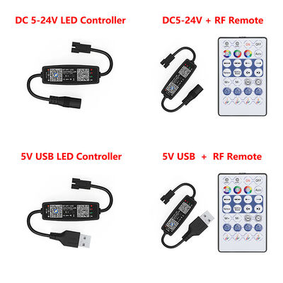 小型USB 5V LEDのストリップのコントローラー、Bluetooth RFのリモートを持つピクセルLEDライト コントローラー