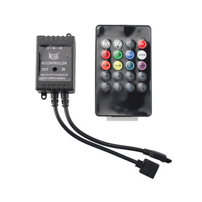 音楽 LED RGB コントローラ 3CH 20 キー IR リモコン家の装飾用