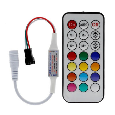 21のキー小型RFの遠隔コントローラー、LED 2811のための魔法色のコントローラー2812のピクセル ストリップ