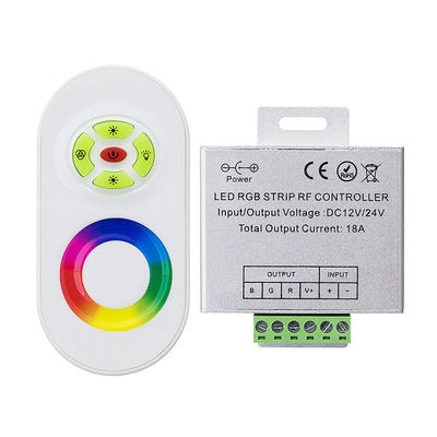 RFの接触RGB LEDのストリップのための遠隔RGB LEDストリップのコントローラーDC 12V 18A