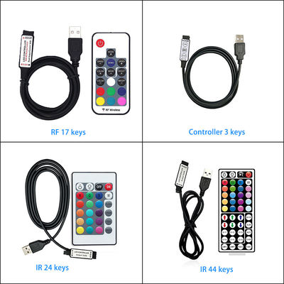 LED RGBの人種差別5050のためにリモート・コントロールUSB 5V LEDのコントローラーの小型無線電信