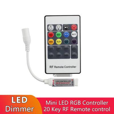 LEDの滑走路端燈のためにリモート・コントロール小型RF LED RGBのコントローラー20のキーの無線電信
