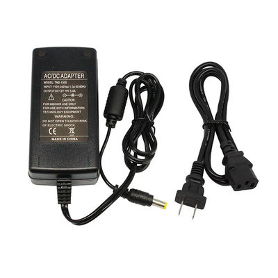 ACへのDC12v 5A 60wは運転者の電源のアダプターのAuのEUを私達導かれた棒状螢光灯による照明のためのイギリスのプラグ導いた