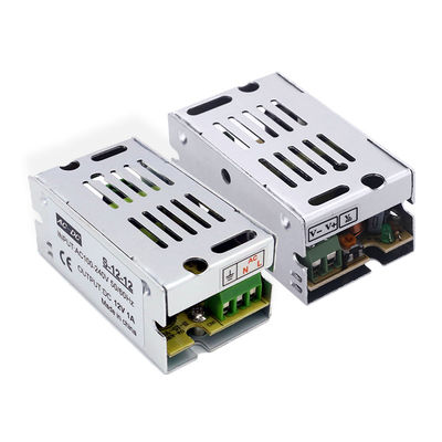 DC 12のボルト12W 1Aへのアルミニウム場合スイッチ電源100V 240V AC