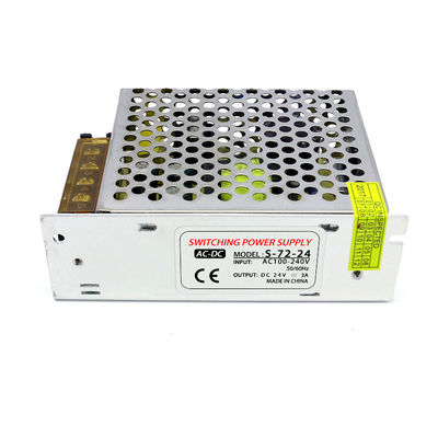 アルミニウム ケースが付いている DC 24v 3a 72w への広い電圧スイッチ電源 AC 220V