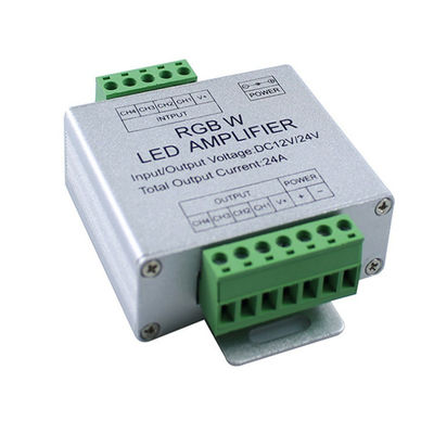 24A 5ワイヤー4方法のためのアルミニウム場合LEDのストリップのアンプRGBWの同期信号