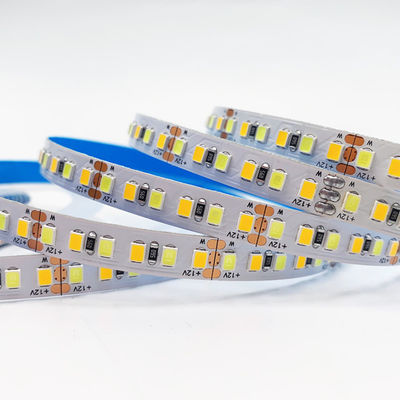 CCTの倍色の装飾的な照明のための調節可能な色温度LEDのストリップ180LEDs/M