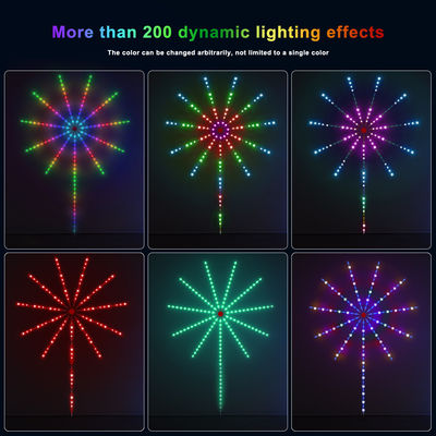 DIY APP音楽クリスマスのための遠隔ピクセルLEDライト ストリップの花火の夢色
