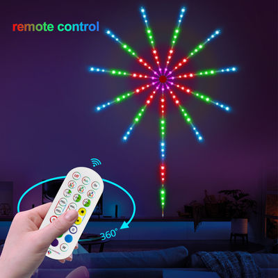 DIY APP音楽クリスマスのための遠隔ピクセルLEDライト ストリップの花火の夢色