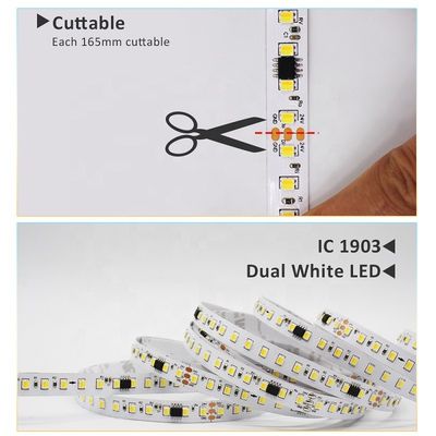 SMD2835タッチ・コントロールODMと流れる単一色LEDのストリップの流水