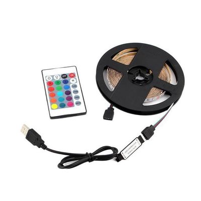 TVのバックライトの寝室Decortionのための60leds/メートル リモート・コントロールLEDの滑走路端燈