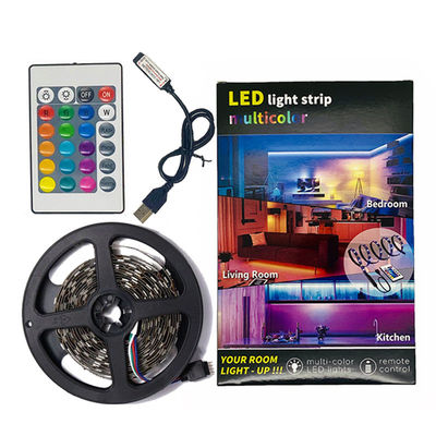 TVのバックライトの寝室Decortionのための60leds/メートル リモート・コントロールLEDの滑走路端燈
