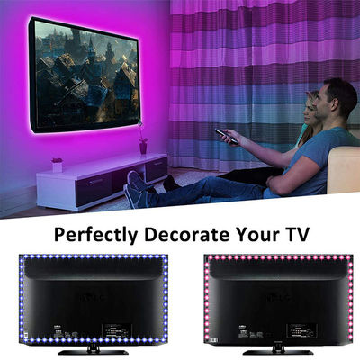 TVのバックライトの寝室Decortionのための60leds/メートル リモート・コントロールLEDの滑走路端燈
