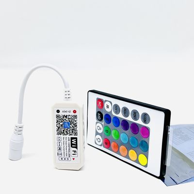Rf24キー Wifi 3チャンネル RGB LEDコントローラ 1600万色 ストライプライト用のブレット歯