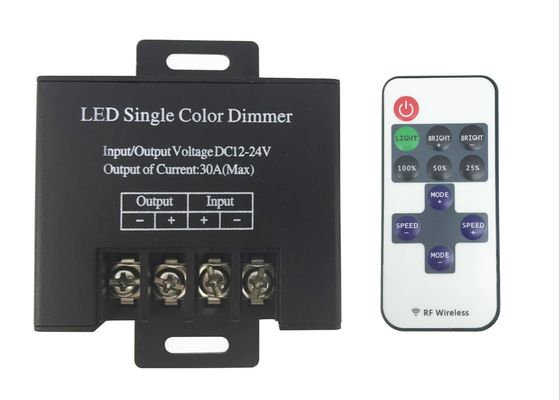 RF無線リモコン DC12-24V Knob LEDコントローラー マックスパワー300Wの明るさ調整スイッチ