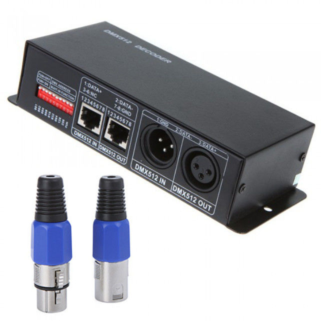 証明されるセリウムが付いているDMX512 LEDテープDmxのデコーダー3チャネルRGB 4チャネルRGBW
