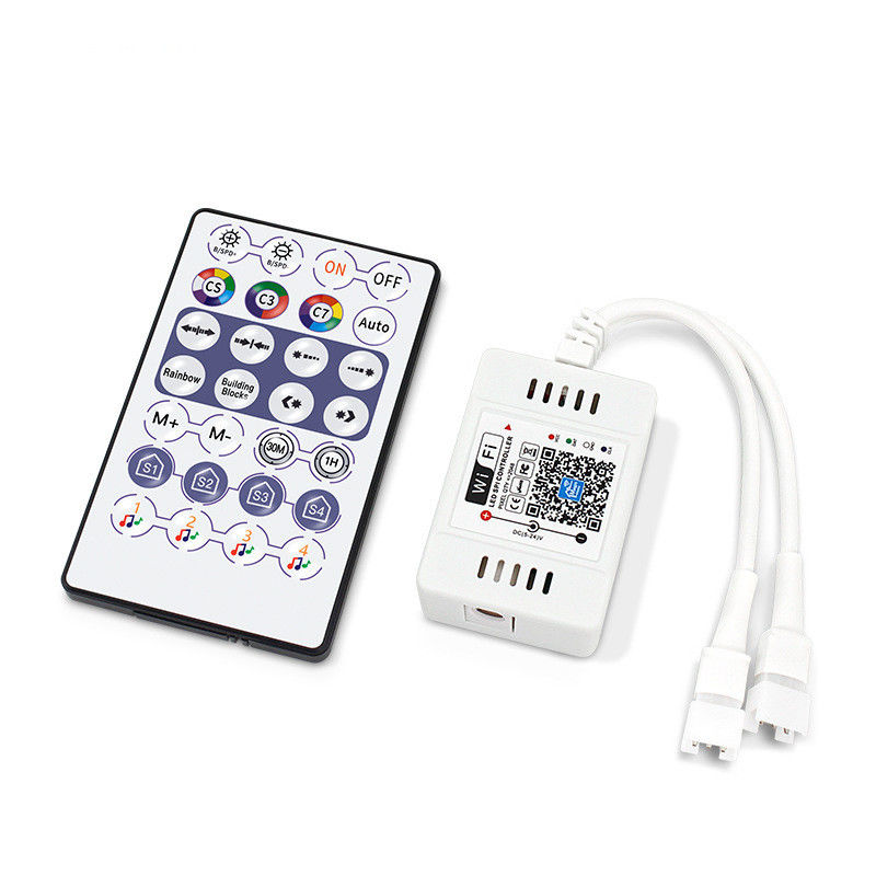 DC 5V 2.4G RFの無線電信との理性的な魔法色LEDのコントローラーのWifi APP制御