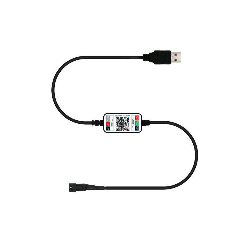 USB 5VのAppのBluetooth制御を用いる魔法色LEDピクセル コントローラー