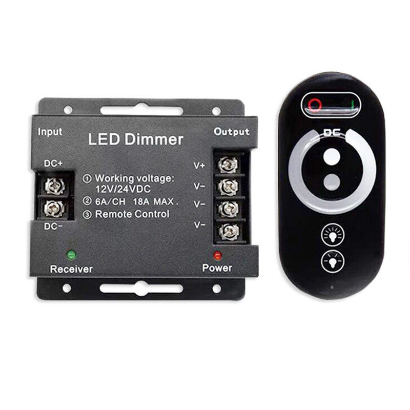 RF 3528単一色LEDのストリップのための無線LEDのコントローラーの調光器DC12Vの接触リモート