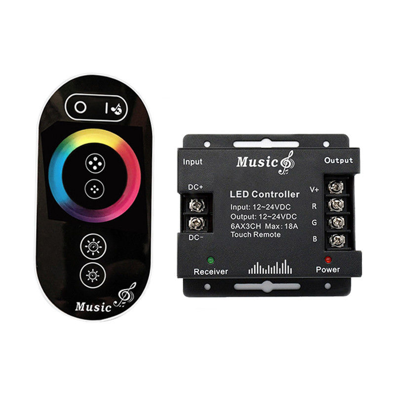 無線RF遠隔LEDのコントローラー、5050軽いストリップのためのRGB LED音楽コントローラー18A