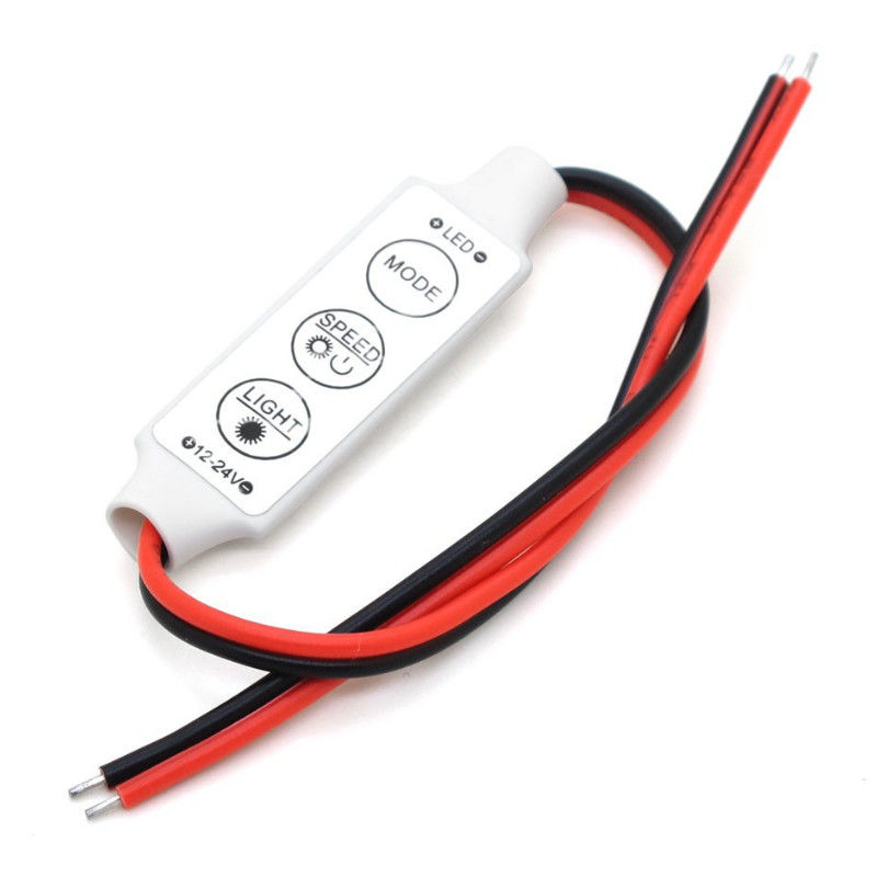 5050 3528単一色LEDの滑走路端燈のための3主LEDの小型コントローラー5V 12V 24V