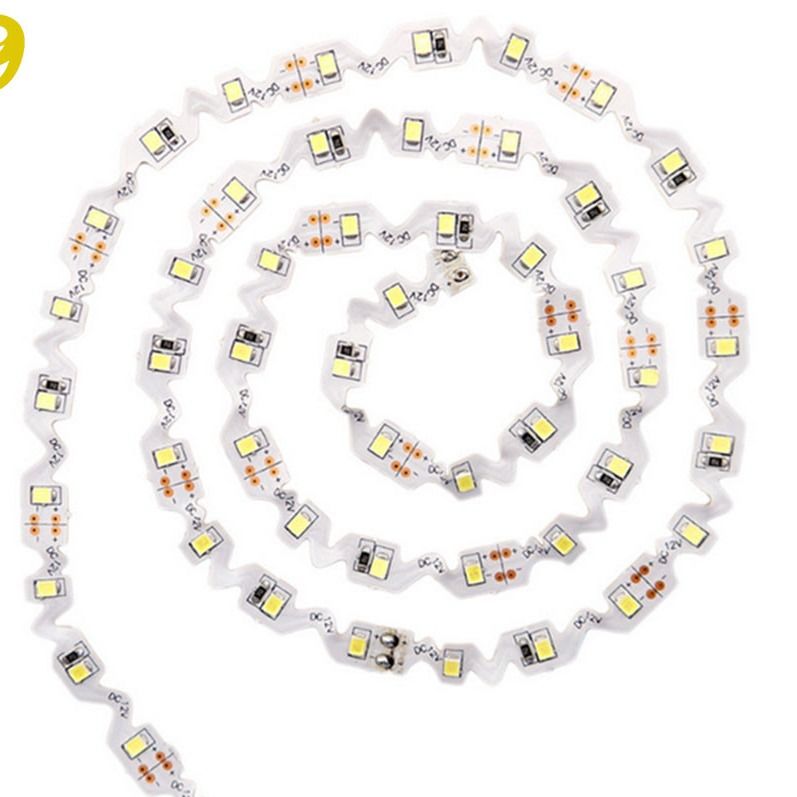 2835 S LEDのストリップを形づけるOEM、白いLEDロープがつける広告印のための60leds/Mを