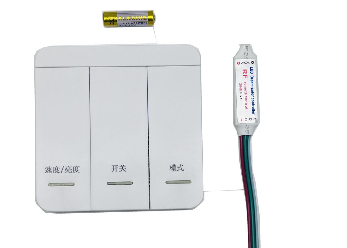 ミニモノクロムストリーミングコントローラ RF無線リモコン 12v ホワイトライトランニングホース