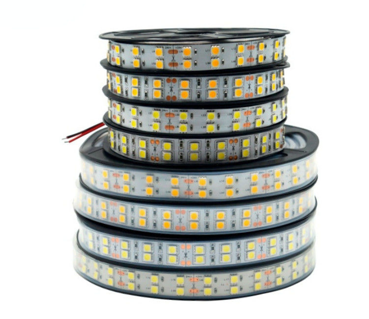 エネルギー効率の良い CRI80 LED ストライプ 単色 調節可能 低電圧 2835 5050