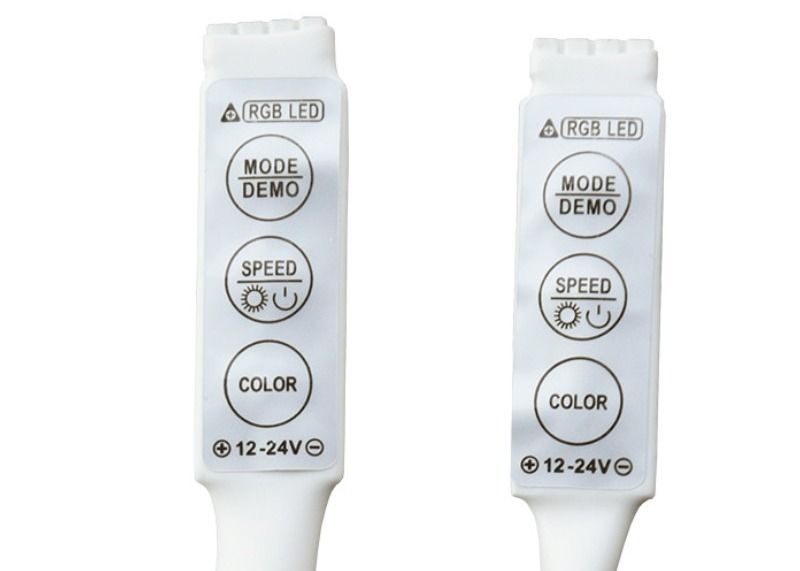 DC 5-24V LED ミニコントローラ 3チャンネル RGB LED ストライプライト