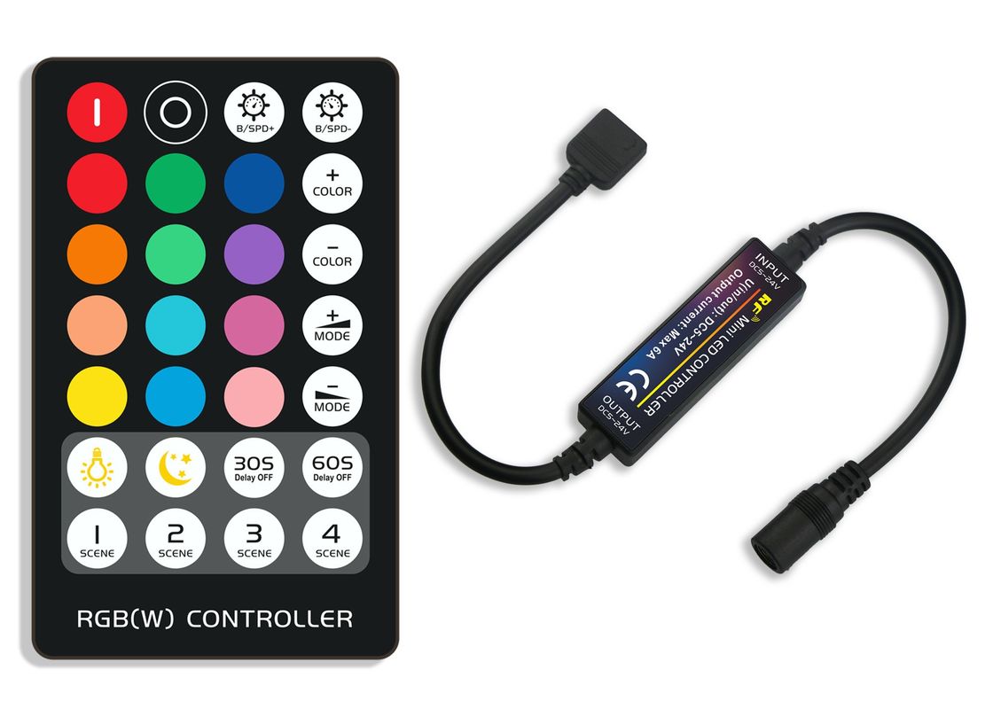 小サイズ LED ミニコントローラ Rf 無線リモコン Rgbライトストライプ カラー変更コントローラ