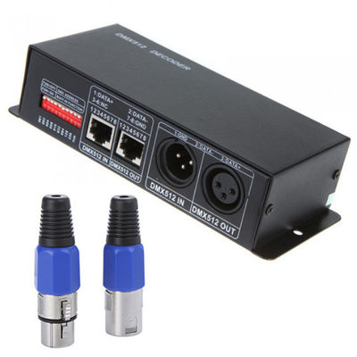 証明されるセリウムが付いているDMX512 LEDテープDmxのデコーダー3チャネルRGB 4チャネルRGBW