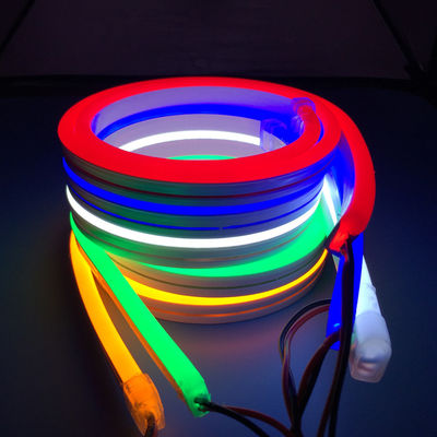 防水 IP67 LED ネオンストライプライト, RGB LED ネオンフレックスロープ DC12V AC110V AC220V