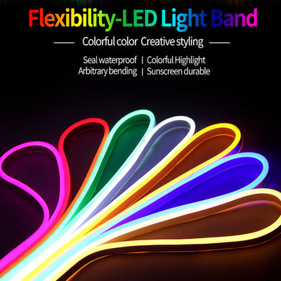 Dc 12v 600leds 6*12mmポリ塩化ビニールのネオン導かれた滑走路端燈の防水適用範囲が広い導かれた軽いストリップ